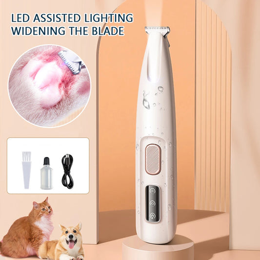 Portable LED Pet Nail Grinder- Rechargeable & Cordless