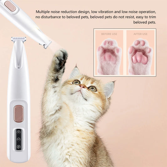 Portable LED Pet Nail Grinder- Rechargeable & Cordless