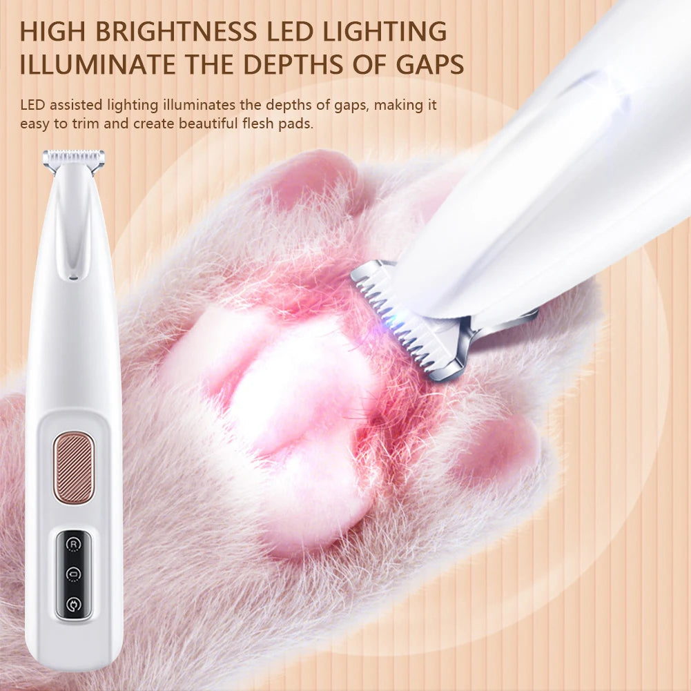 Portable LED Pet Nail Grinder- Rechargeable & Cordless